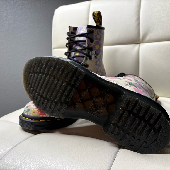 Dr. Martens Floral Ankle Boots - Multicolor - Picture 3 of 7